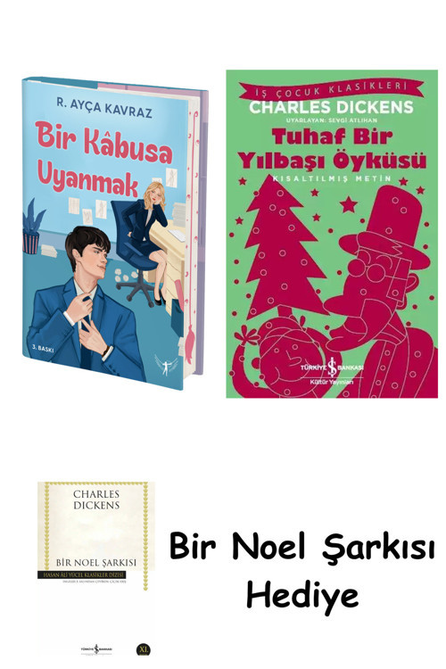 İş Bankası Kültür Yayınları Bir Kâbusa Uyanmak (Ciltli) + Tuhaf Bir Yılbaşı Öyküsü + Bir Noel Şarkısı