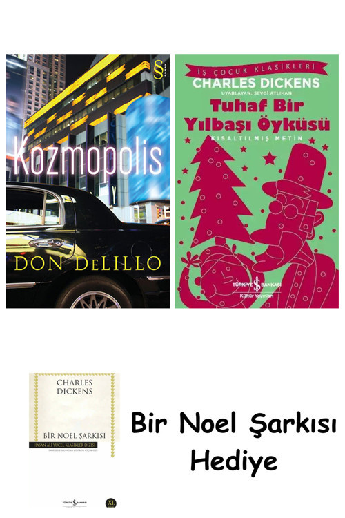 İş Bankası Kültür Yayınları Kozmopolis + Tuhaf Bir Yılbaşı Öyküsü + Bir Noel Şarkısı