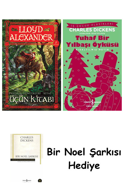 İş Bankası Kültür Yayınları Üçün Kitabı + Tuhaf Bir Yılbaşı Öyküsü + Bir Noel Şarkısı