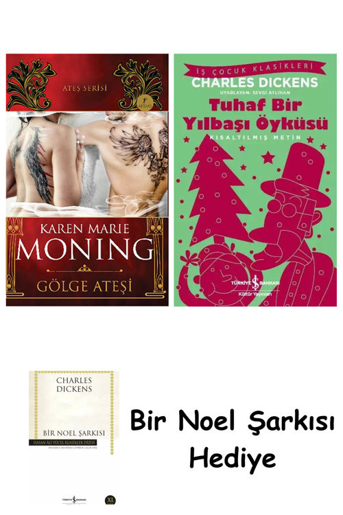 İş Bankası Kültür Yayınları Gölge Ateşi + Tuhaf Bir Yılbaşı Öyküsü + Bir Noel Şarkısı