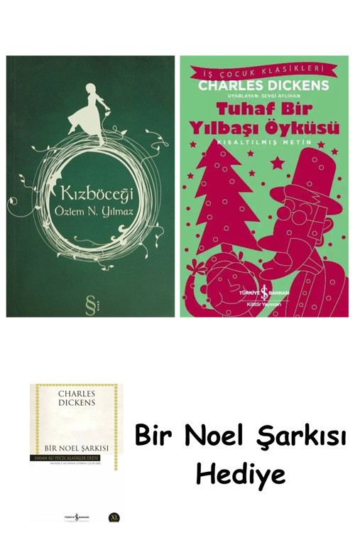 İş Bankası Kültür Yayınları Kızböceği + Tuhaf Bir Yılbaşı Öyküsü + Bir Noel Şarkısı