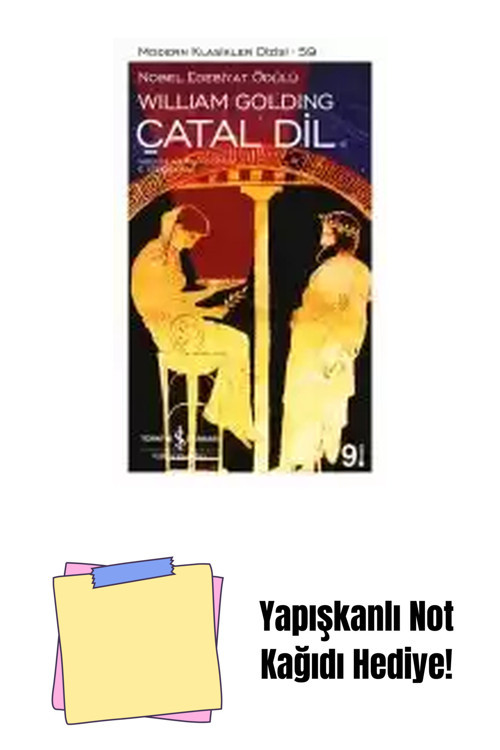 İş Bankası Kültür Yayınları Çatal Dil + Yapışkanlı Not Kağıdı