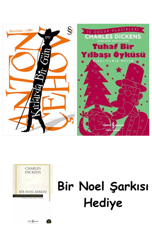 İş Bankası Kültür Yayınları Kırlarda Bir Gün + Tuhaf Bir Yılbaşı Öyküsü + Bir Noel Şarkısı