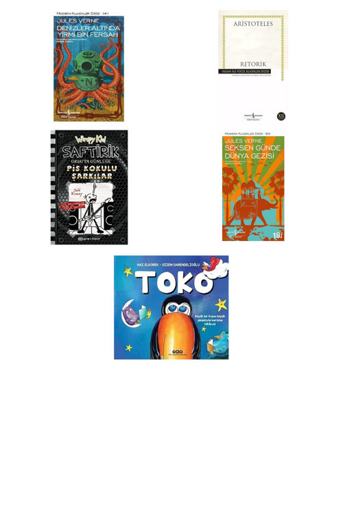 İş Bankası Kültür Yayınları Denizler Altında Yirmi Bin Fersah... +4 Kitap