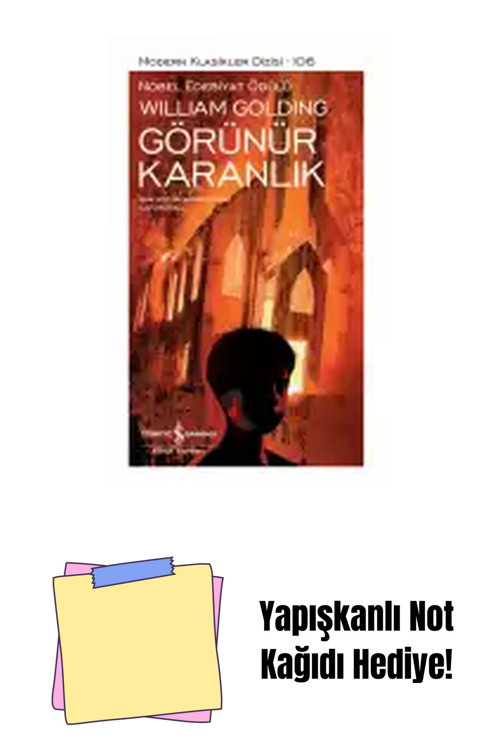 İş Bankası Kültür Yayınları Görünür Karanlık – Sert Kapak + Yapışkanlı Not Kağıdı