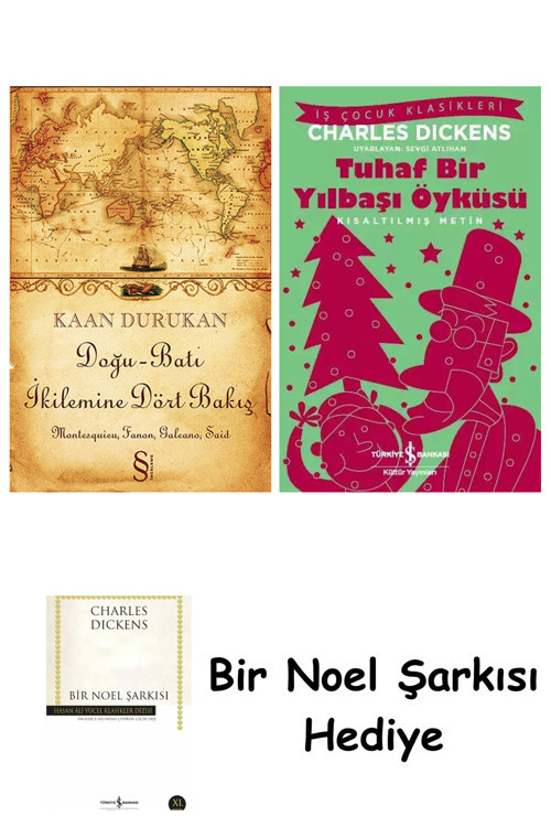 İş Bankası Kültür Yayınları Doğu-Batı İkilemine Dört Bakış + Tuhaf Bir Yılbaşı Öyküsü + Bir Noel Şarkısı