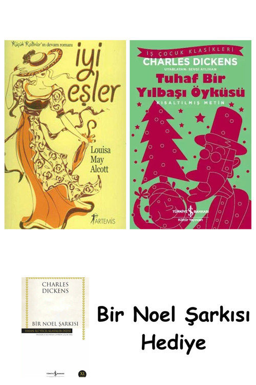 İş Bankası Kültür Yayınları İyi Eşler + Tuhaf Bir Yılbaşı Öyküsü + Bir Noel Şarkısı