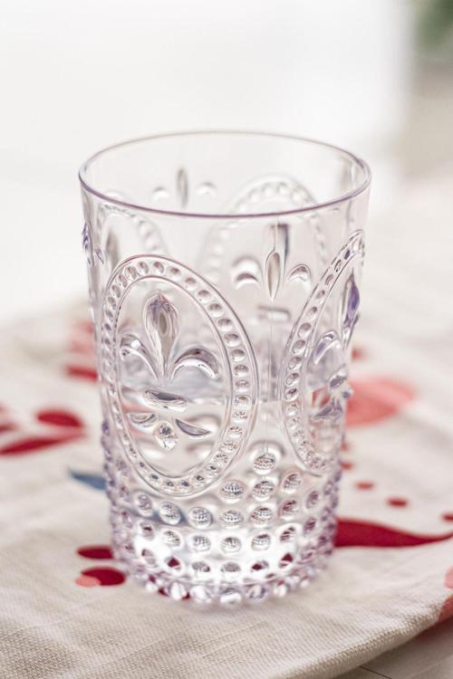 Akrilik Aquamarin Tekli Kısa Bardak & Su Meşrubat Kahve Yanı Bardağı 400 ml ( Cam Değildir )