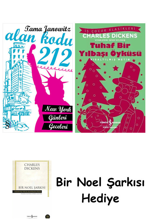 İş Bankası Kültür Yayınları Alan Kodu 212 + Tuhaf Bir Yılbaşı Öyküsü + Bir Noel Şarkısı