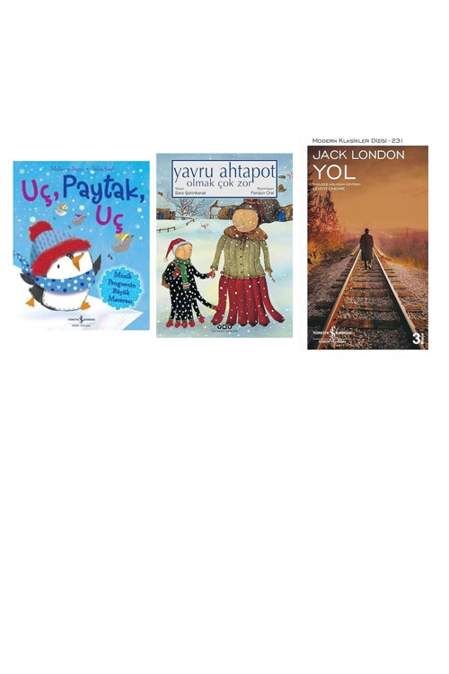 İş Bankası Kültür Yayınları Uç, Paytak, Uç: Minik Penguenin Büyük Macerası... +2 Kitap