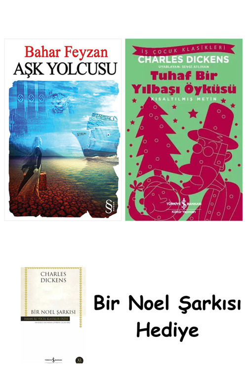 İş Bankası Kültür Yayınları Aşk Yolcusu + Tuhaf Bir Yılbaşı Öyküsü + Bir Noel Şarkısı