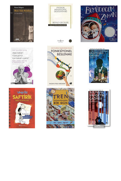 İş Bankası Kültür Yayınları Beni Asla Bırakma... +8 Kitap