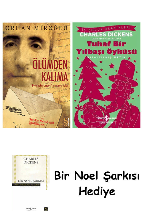 İş Bankası Kültür Yayınları Ölümden Kalıma + Tuhaf Bir Yılbaşı Öyküsü + Bir Noel Şarkısı