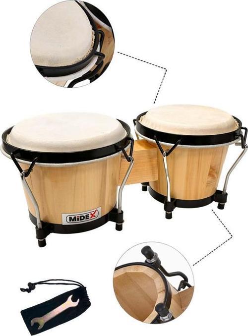 BG-210 Naturel Bongo Siam Meşesi Doğal Deri