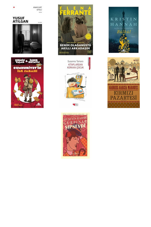 İş Bankası Kültür Yayınları Anayurt Oteli... +6 Kitap