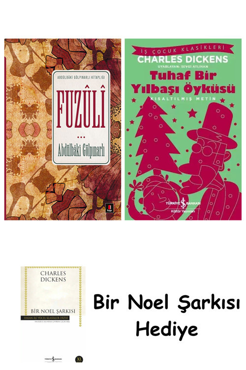 İş Bankası Kültür Yayınları Fuzûli + Tuhaf Bir Yılbaşı Öyküsü + Bir Noel Şarkısı