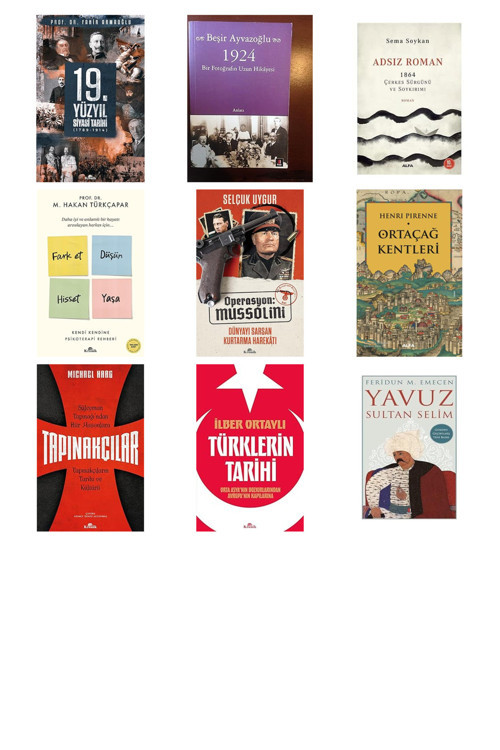 Kapı Yayınları 19.Yüzyıl Siyasi Tarihi 1789-1914 (Ciltli)... +8 Tarih Kitabı