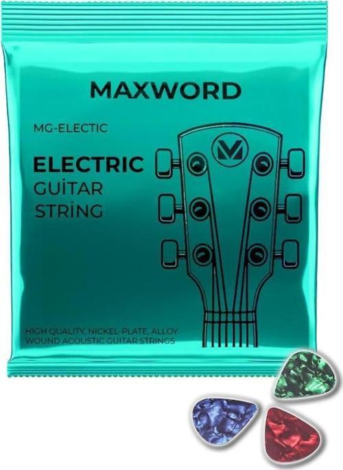 GT-Electric Kaliteli elektro Gitar Teli 1 Takım Set (Pena Hediye)