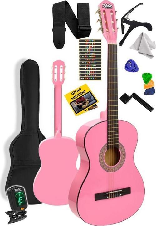 CG-36PK-PAK Kaliteli 36 İnç 3/4 Juniur Çocuk Gitarı 8-12 Yaş Arası (Tuner Çanta Capo Askı Nota Sticker Pena Metod)