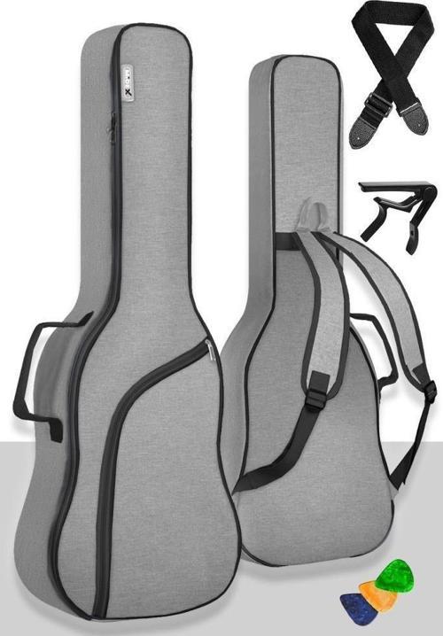 CS-41PAK Akustik Gitar Çantası Soft Case Kılıf Gigbag (Askı Capo Pena Dahil)