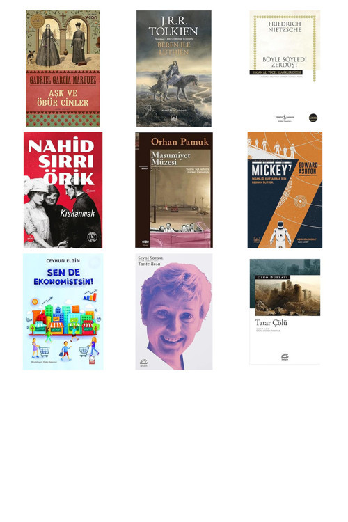 İş Bankası Kültür Yayınları Aşk Ve Öbür Cinler... +8 Kitap