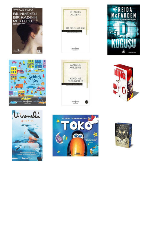 İş Bankası Kültür Yayınları Bilinmeyen Bir Kadının Mektubu: Modern Klasikler Serisi... +8 Kitap