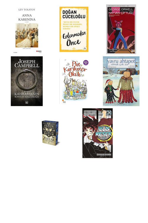 İş Bankası Kültür Yayınları Anna Karenina (2 Cilt Takım)... +7 Kitap