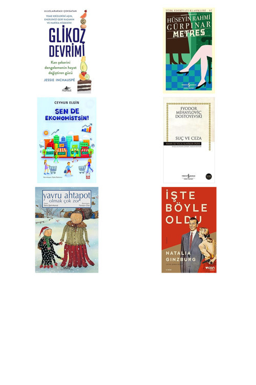 İş Bankası Kültür Yayınları Glikoz Devrimi... +5 Kitap