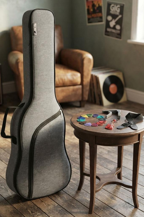 ELC-40PAK Case Elektro Gitar Çantası Gigbag Su Geçirmez Kalın Kılıf (Çanta Askı Capo)