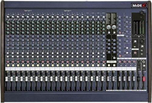 Mix DM-24 Deck Mikser 24 Kanal Ses Mikseri (4 Grup + 6 Aux + 2FX)