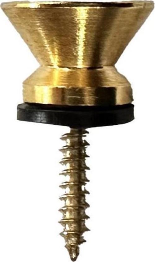 PM1 Gold Metal Kaliteli Gitar Askı Pimi Omuz Askısı Takmak İçin Vida Pim