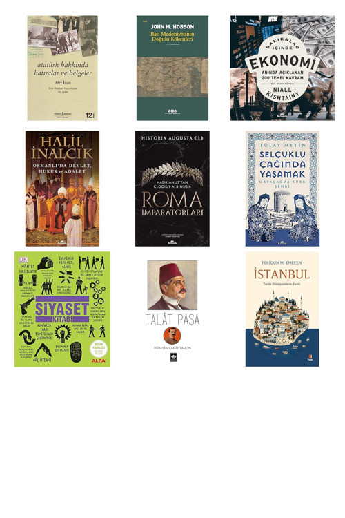 Kapı Yayınları Atatürk Hakkında Hatıralar Ve Belgeler... +8 Tarih Kitabı