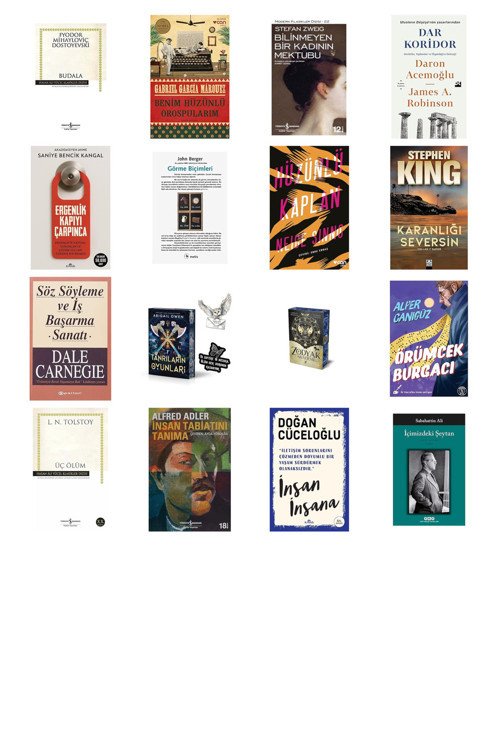 İş Bankası Kültür Yayınları Budala Ciltsiz... +15 Kitap