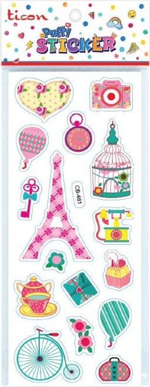 Puffy Sticker Paris Tps-009/1 348920 (20 Li Paket)