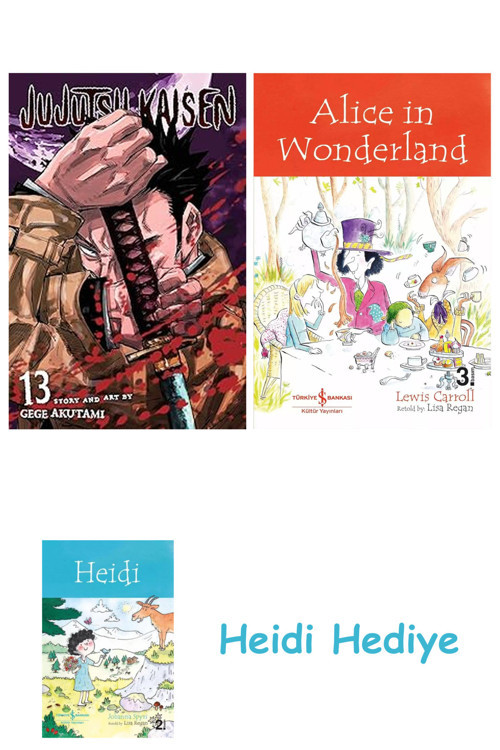 Bloomsbury Jujutsu Kaisen, Vol. 13: Volume 13 + Alice İn Wonderland + Heidi