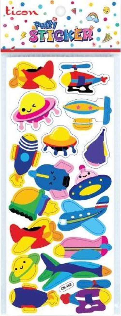 Puffy Sticker Uçak Tps-013/2 348951 (20 Li Paket)