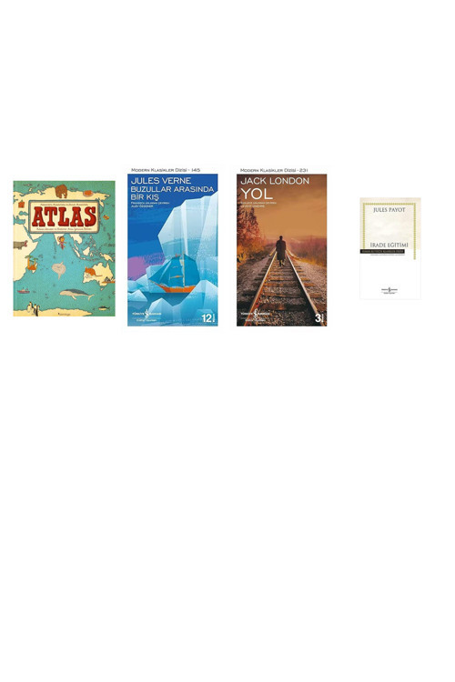 İş Bankası Kültür Yayınları Atlas (Ciltli): Kıtalar, Denizler Ve Kültürler Arası Yolculu... +3 Kitap