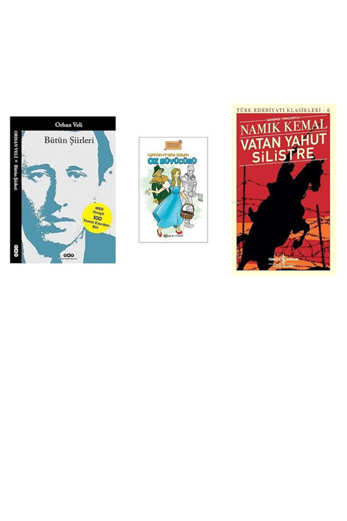 İş Bankası Kültür Yayınları Bütün Şiirleri - Orhan Veli... +2 Kitap