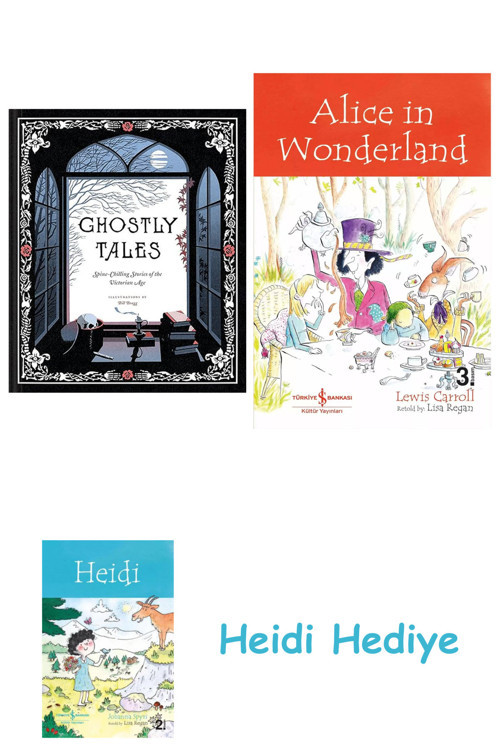 Bloomsbury Ghostly Tales: Spine-Chilling Stories Of The Victorian Age + Alice İn Wonderland + Heidi