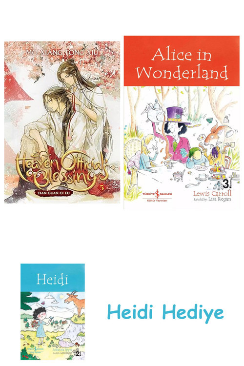 Bloomsbury Heaven Official'S Blessing: Tian Guan Cı Fu (Novel) Vol. 5 + Alice İn Wonderland + Heidi