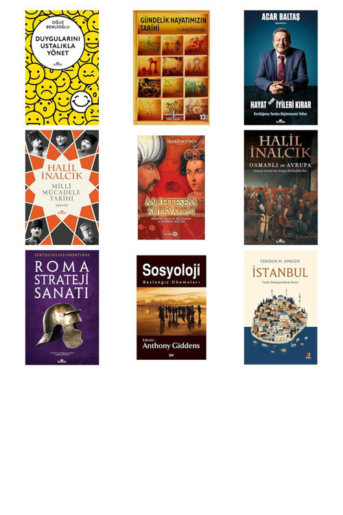 Kapı Yayınları Duygularını Ustalıkla Yönet... +8 Tarih Kitabı