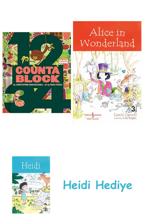 Bloomsbury Countablock + Alice İn Wonderland + Heidi