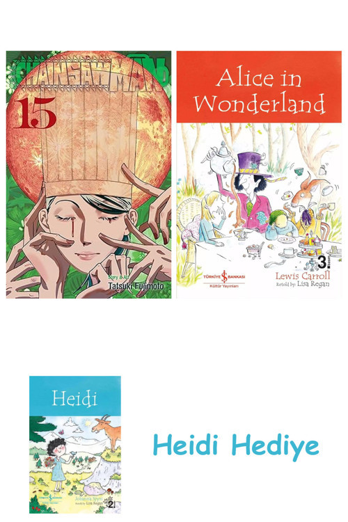 Bloomsbury Chainsaw Man, Vol. 15: Volume 15 + Alice İn Wonderland + Heidi