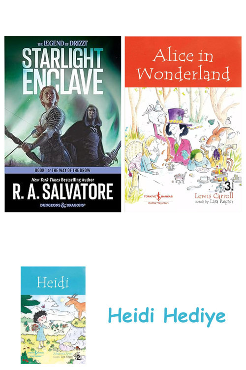 Bloomsbury Starlight Enclave: A Novel: 1 + Alice İn Wonderland + Heidi