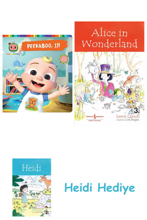 Bloomsbury Peekaboo, Jj! + Alice İn Wonderland + Heidi