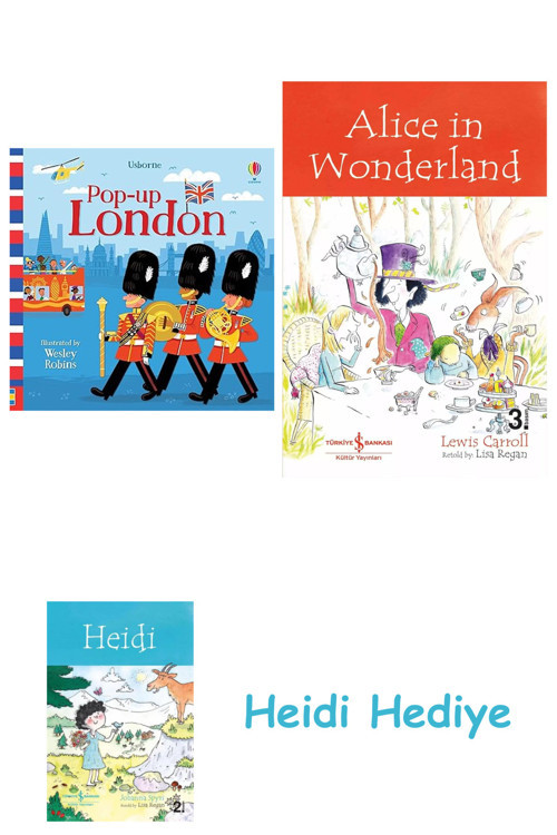 Bloomsbury Usb - Pop-Up London + Alice İn Wonderland + Heidi