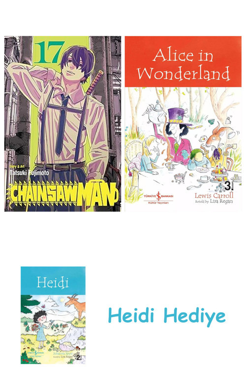 Bloomsbury Chainsaw Man, Vol. 17: Volume 17 + Alice İn Wonderland + Heidi