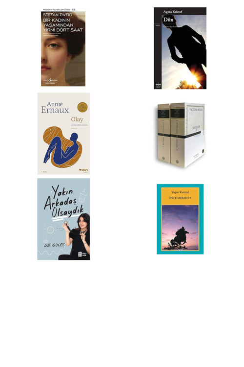 İş Bankası Kültür Yayınları Bir Kadının Yaşamından Yirmi Dört Saat: Modern Klasikler Ser... +5 Kitap
