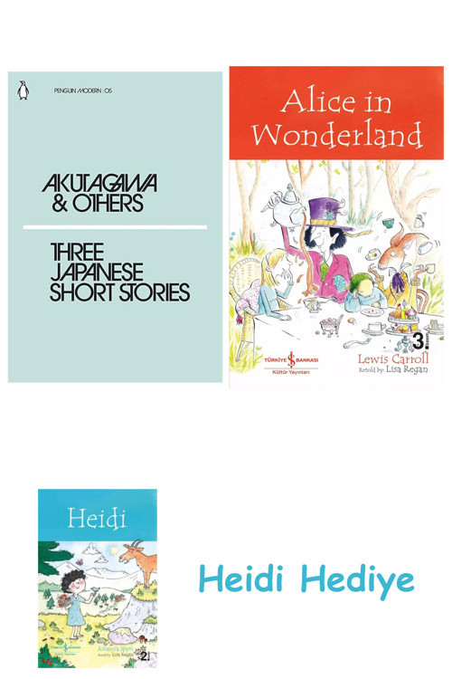 Bloomsbury Three Japanese Short Stories + Alice İn Wonderland + Heidi