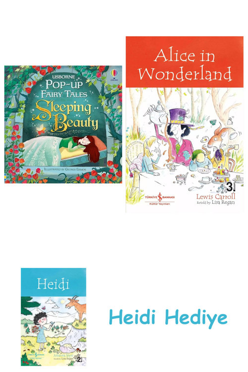 Bloomsbury Sleeping Beauty + Alice İn Wonderland + Heidi